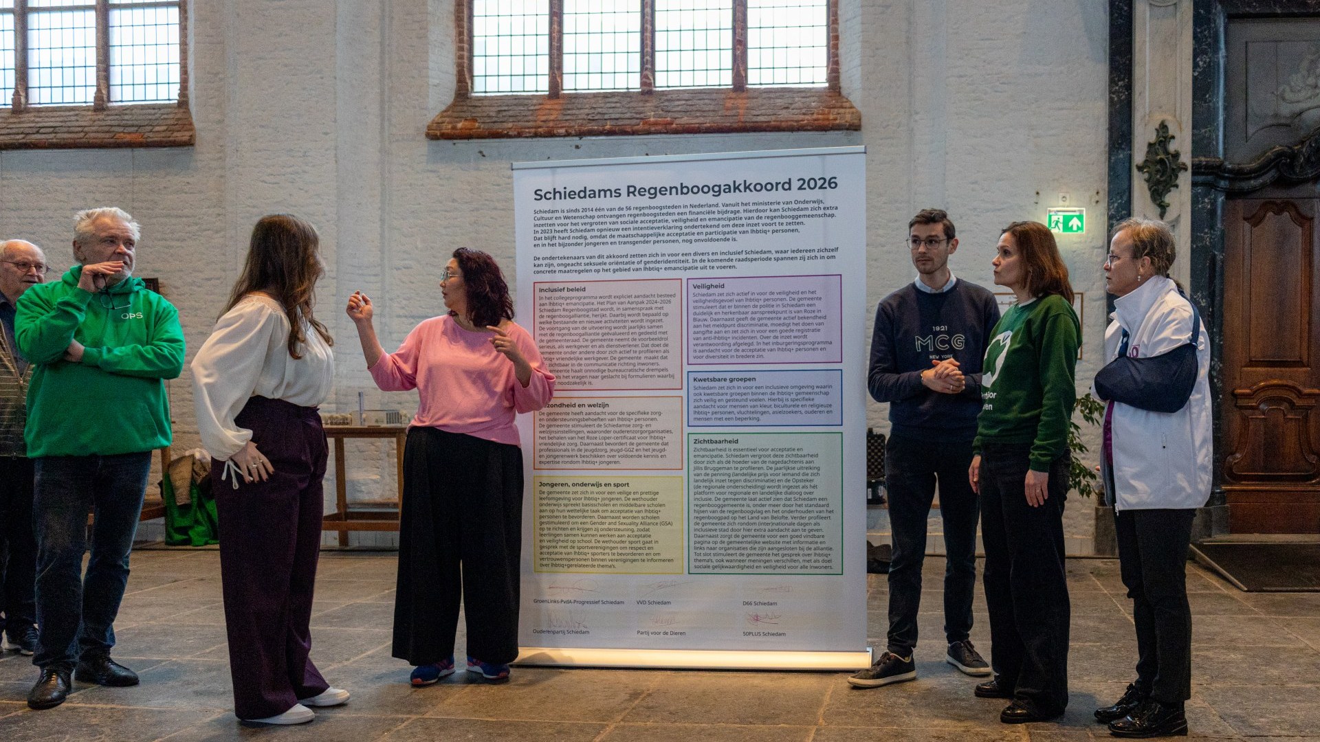 Ondertekening van het Regenboogakkoord