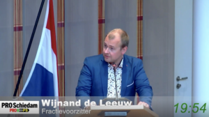 Fractievoorzitter Wijnand de Leeuw